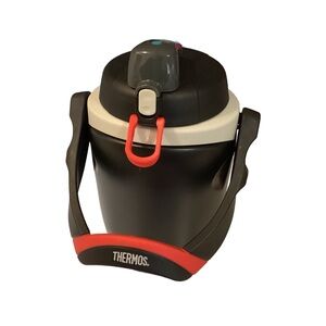 Thermos 64 oz Water Jug – Black | Insulated | Durable | Portable